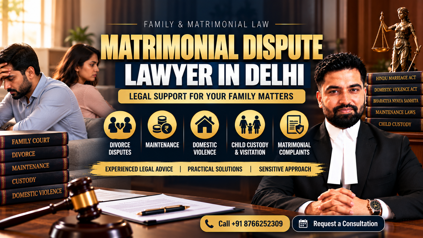 Matrimonial Dispute Lawyer in Delhi - Advocate Ajay Malik