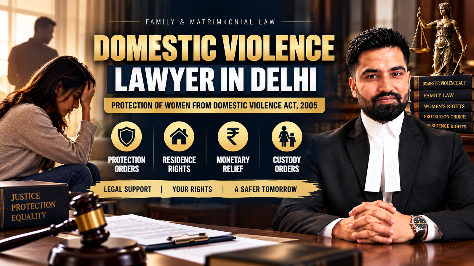 Domestic Violence Lawyer in Delhi - Advocate Ajay Malik