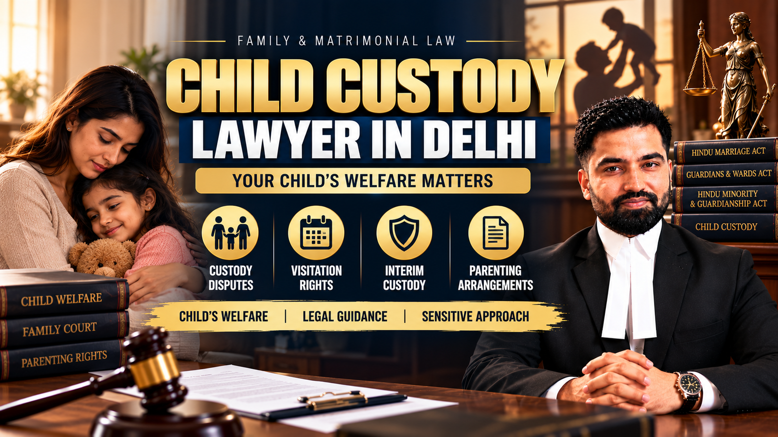 Child Custody Lawyer in Delhi - Advocate Ajay Malik